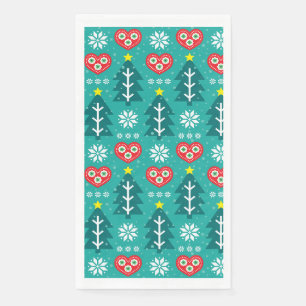 Scandinavian Merry Christmas Napkin