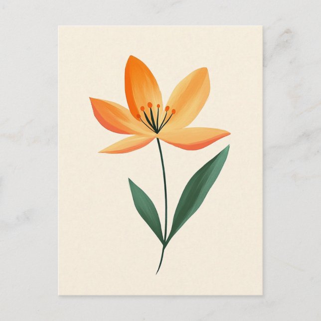 Scandinavian Minimalist #166 Postcard (Front)