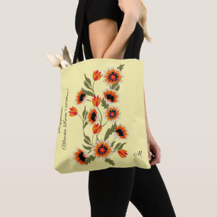 Scandinavian Motif Happiness Glows from Within Tote Bag