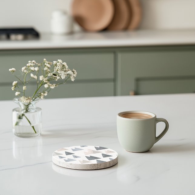 Scandinavian Mountain Stone Coaster (Creator Uploaded)