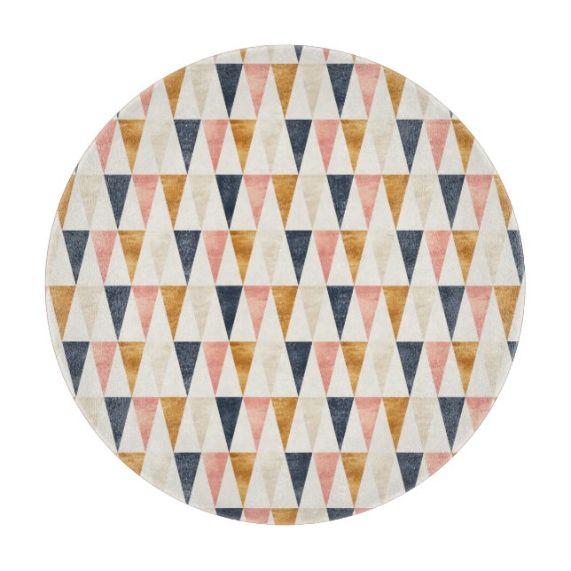 Scandinavian Navy Flag Pattern Cutting Board (Front)