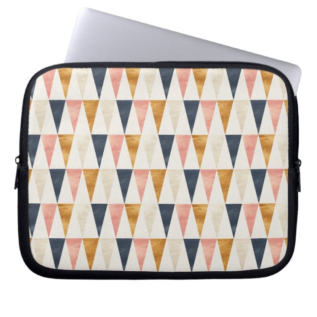 Scandinavian Navy Flag Pattern Laptop Sleeve (Front)