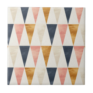 Scandinavian Navy Flag Pattern Tile