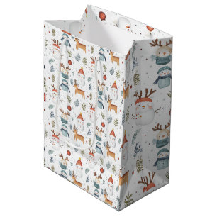 Scandinavian Nordic Christmas Gift Bag