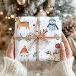 Scandinavian Nordic Christmas Wrapping Paper<br><div class="desc">Add a playful and adorable touch to your holiday gifts with this Kawaii Nordic Christmas wrapping paper! Featuring charming Scandinavian-inspired patterns with cute characters, snowflakes, and cosy Nordic designs, this wrapping paper brings together the sweet style of Kawaii and the timeless elegance of Nordic holiday decor. Perfect for wrapping gifts...</div>