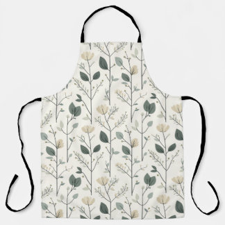 Scandinavian Nordic Flora Apron