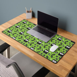 Scandinavian Owl Folk Art Desk Mat