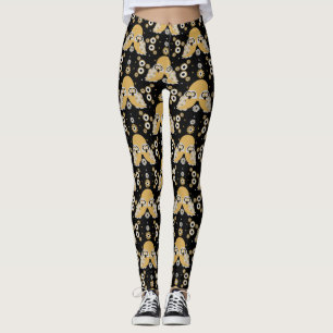 Scandinavian Owl Folk Art Leggings