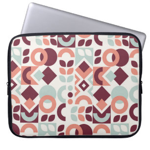Scandinavian pattern design. Simple modern retro b Laptop Sleeve