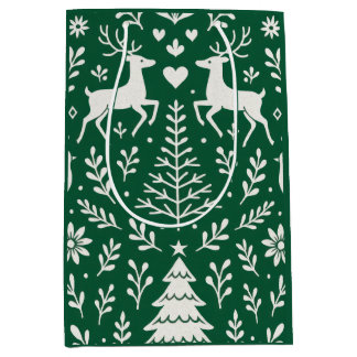 SCANDINAVIAN PATTERN GIFT BAG