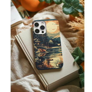 Scandinavian Retro Art mountain home Case-Mate iPhone Case