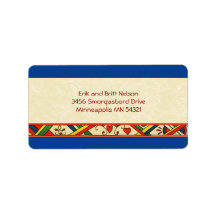 Scandinavian Rosemaling Folk Art Border