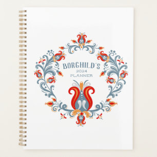Scandinavian Rosemaling Folk Art Planner