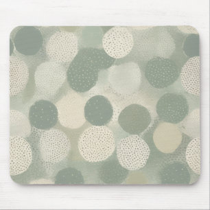 Scandinavian Sage Dot Mouse Pad