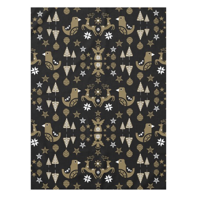 Scandinavian Seasonal Luxury Decor Tablecloth (Front)