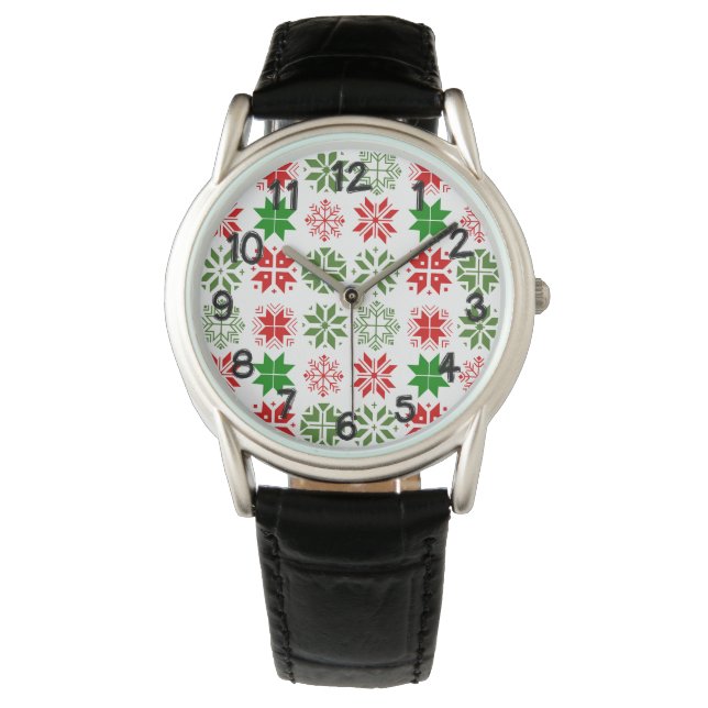 Scandinavian Snowflakes Watch (Front)