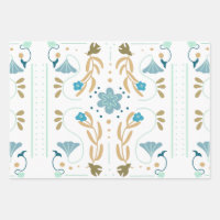 Scandinavian Spring Blue Floral