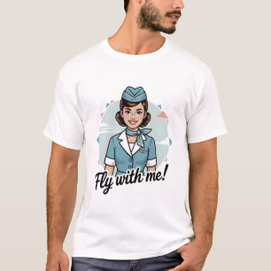 Scandinavian stewardess Basic T-Shirt