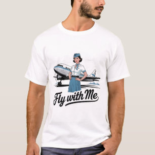 Scandinavian stewardess Basic T-Shirt