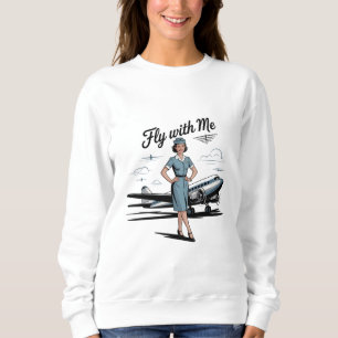 Scandinavian stewardess Womens Basic Sweatshirt