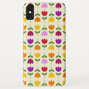 Scandinavian Style Colourful on Crm Flower Pattern Case-Mate iPhone Case