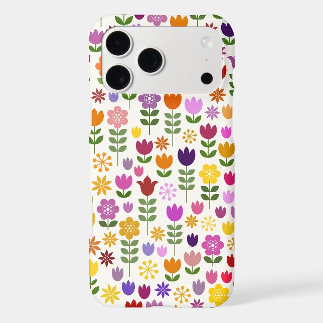 Scandinavian Style Flower Pattern (Back)