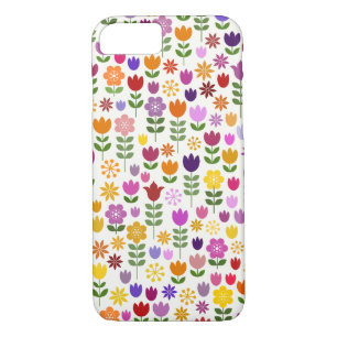 Scandinavian Style Flower Pattern Case-Mate iPhone Case