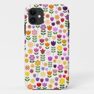 Scandinavian Style Flower Pattern Case-Mate iPhone Case