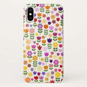 Scandinavian Style Flower Pattern Case-Mate iPhone Case
