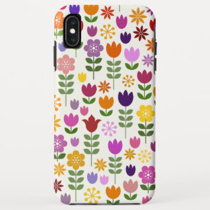 Scandinavian Style Flowers Big Pattern Case-Mate iPhone Case