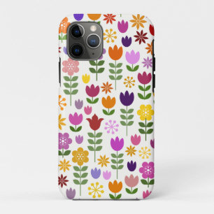 Scandinavian Style Flowers Big Pattern Case-Mate iPhone Case