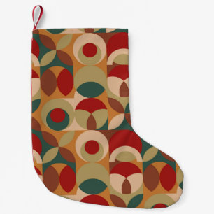 Scandinavian Style Geometry Minimal Artwork Small Christmas Stocking