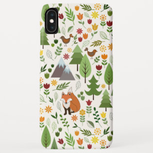 Scandinavian Style Illustrations on Cream Pattern Case-Mate iPhone Case