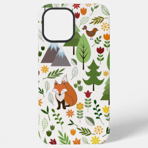 Scandinavian Style Illustrations on Crm Lg Pattern iPhone 12 Pro Max Case