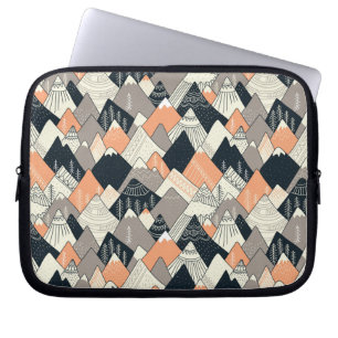 Scandinavian Style Mountain Pattern Laptop Sleeve