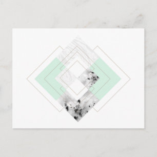 Scandinavian Style Outlined Design Postcard