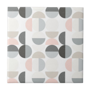 Scandinavian Style Semi-Circle Pattern Tile