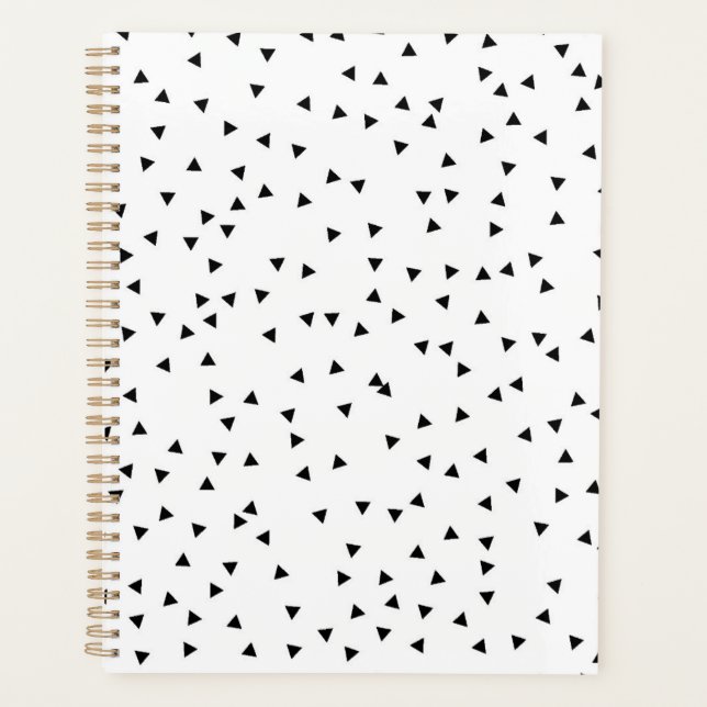 Scandinavian Style Triangle Pattern Planner (Front)
