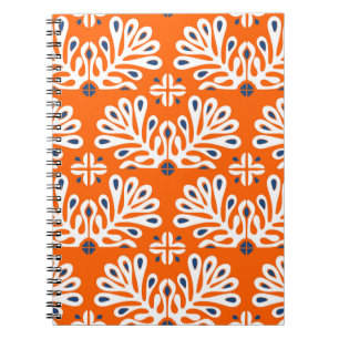 Scandinavian Tradition: Ethnic Floral Mosaic. Notebook