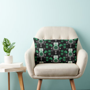 Scandinavian Viking Norsemen Home Decor Lumbar Cushion