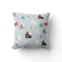 Scandinavian Village Winter Personalised Decor