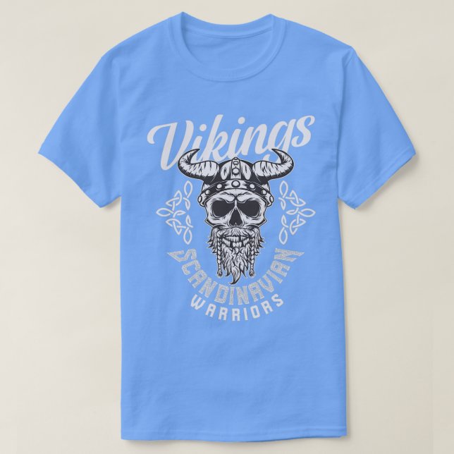 Scandinavian warriors Vikings T-Shirt (Design Front)