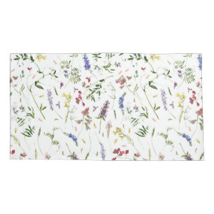 Scandinavian Wildflowers Meadow Pillowcase