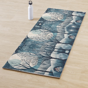 Scandinavian Winter, customisable Yoga Mat