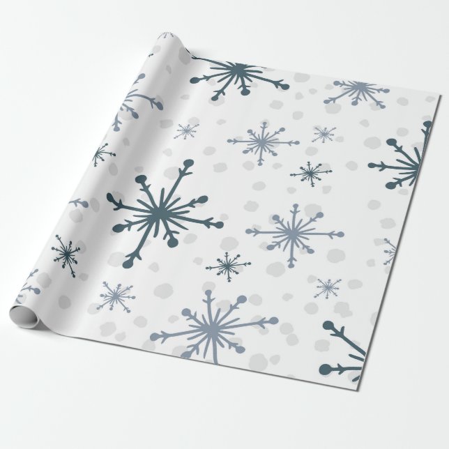 Scandinavian Winter Gift Wrap (Unrolled)