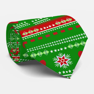 Scandinavian Winter Scene Tie