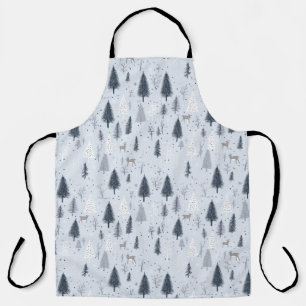 Scandinavian Winter Woodland Apron