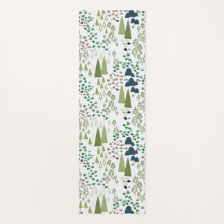 Scandinavian Woodlands Yoga Mat