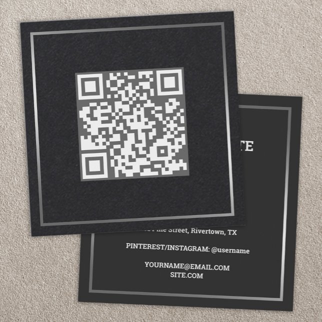 Scannable QR Premium Calling Card (Scannable QR Premium Calling Cards)