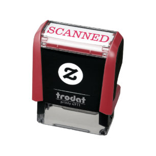 Scanned Business Office Self-inking Stamp